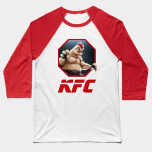 KFC Fighter Logo Red Baseball T-Shirt